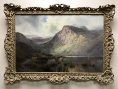 Alfred de Breanski, Senior (1852-1928) : Loch Lomond, oil on canvas, signed, 51 cm by 76 cm.