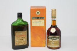 Raynal & Cie - Rare Old French Brandy 'Three Barrels' V.S.O.