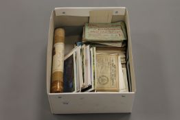 A large collection of antique and later postcards, monochrome booklets, etc.