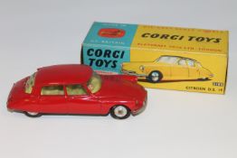 A Corgi Toys die cast vehicle - Citroen D.S. 19, 210S, boxed.
