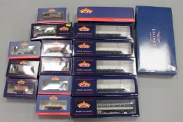 A collection of Bachmann Branch-Line rolling stock, Pullman carriage etc, all parts boxed.