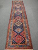 A North West Persian runner, late 19th/early 20th century,