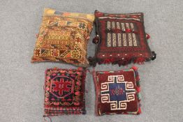 A Balouch Balisht (saddlebag cushion), late 19th/early 20th century, 39cm by 39cm,