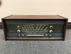 A mid 20th century teak cased Bang & Olufsen Grand Prix stereo.