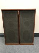 A pair of mid 20th century teak cased Bang & Olufsen Type S 607 speakers.