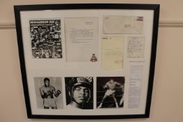 A fascinating and personal archive of letters and photographs sent by Muhammad Ali and addressed to