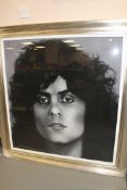 Anthony Orme (b.1945), Marc Bolan, pastel, signed, 101 cm by 108 cm.
