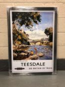 A railway advertising picture, Teesdale,