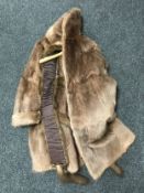 A fur coat