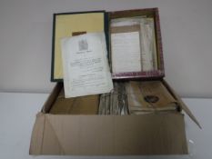 A box of late 19th and early 20th century pamphlets - Proceedings of the society of antiquaries of