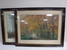 Twelve framed pictures and prints - J A Cuthbertson oil on board, framed Indian panel,