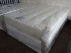 A 4'6 Monarch beds platinum orthopaedic mattress and interior (new)