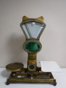 A set of vintage scales by The Automatic Scale Company,
