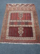 A late 19th century Ensari Ensi rug,