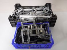 Two crates containing Czech and Speake bathroom fixtures