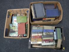 Three boxes of 20th century children's books, novels,