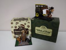 Three boxed Ringtons hand painted figures;