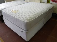 A Harmony beds Destiny 4'6 mattress with divan base (new)