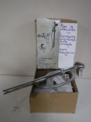 A boxed manual mixer shower.