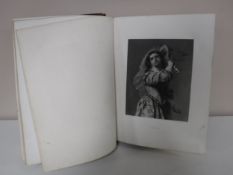 A 19th century leather bound British and American art gallery volume containing steel engraved