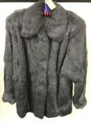 A vintage fur coat