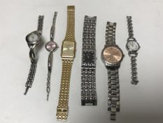 A collection of wristwatches