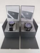 Two boxed gent's Globenfeld watches.