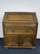 An oak bureau