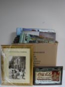 A box of unframed oils on canvas and boards - Abstract study,