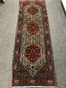 A fine Persian Bidjar runner 225 cm x75 cm