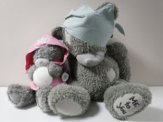 Four boxes and a holdall containing Elliott and Me to You soft toys and novelties