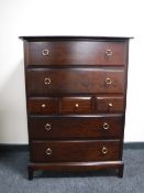 A Stag Minstrel seven drawer chest
