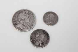 A George III shilling 1787,