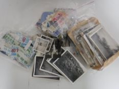 A tray of a collection of stamps,