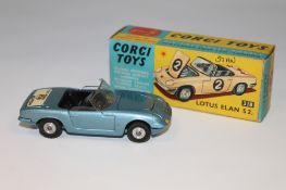 A Corgi Toys die cast vehicle - Lotus Elan S2, 318, boxed.