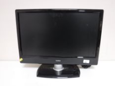 A Goodmans 22 inch LCD TV with lead
