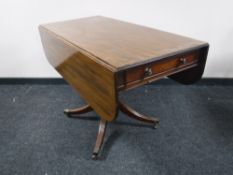 A Victorian mahogany sofa table