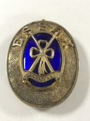 A silver gilt and enamel Masonic medal, Essex,