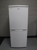 A LEC upright fridge freezer