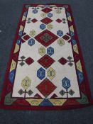 An Eastern style rug