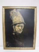 A gilt framed print after Rembrandt,