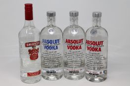Absolut Vodka - red label 50% vol.