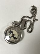 A Fossil limited edition Felix the Cat pocket watch and chain
