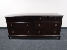 A Stag Minstrel eight drawer chest