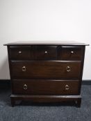 A Stag Minstrel five drawer chest