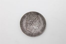 A George III Crown LIX 1819, hairlines and light contact marks,