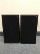 A pair of mid 20th century ITT model 345SD speakers, together with a pair of ITT T225 speakers.