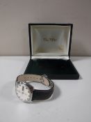 A Gents stainless steel automatic wristwatch, signed Omega De Ville,