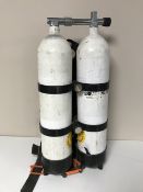 Two scuba diving tanks