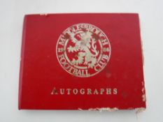 A Middlesbrough autograph album - Brian Robson, Sir Stanley Matthews,